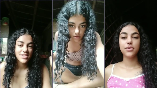 Raylla Venturxs, a ninfeta do Facebook, aparece nua na frente do irmão
