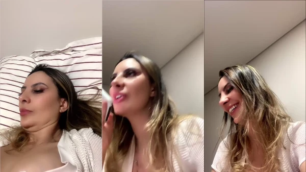 Ionara Linhares, a danadinha, na cama