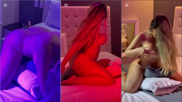 Privacidade: Camila Patinoa toda despida na cama
