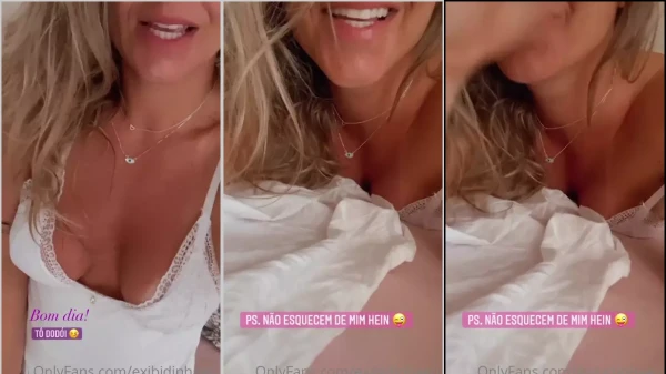 Vídeo da sexy Exibidinhaeu soltando umas safadezas
