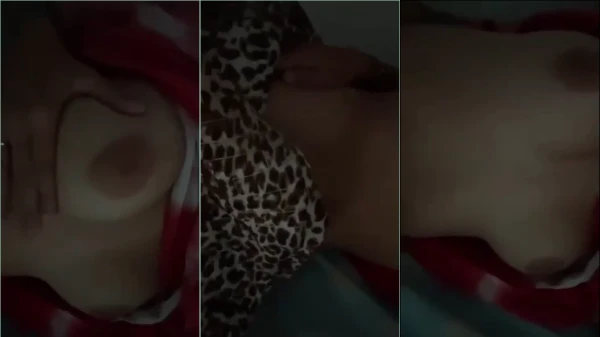 Letícia Silvério relaxando e exibindo seus peitões