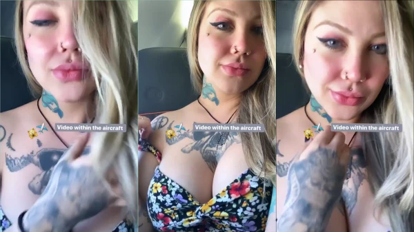 A deusa Jeh, toda garbosa, causando no carro