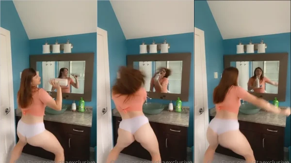 Flagra da dtaexclusive dançando e mostrando essa bundinha maravilhosa!