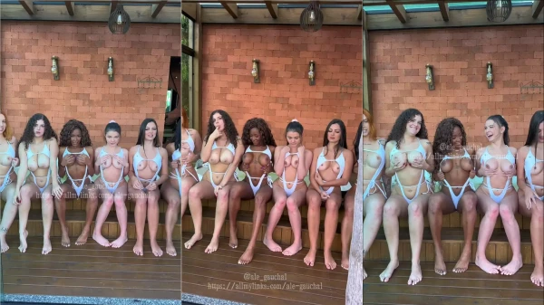A Ale Gaucha se jogou numa festinha só de mulheres