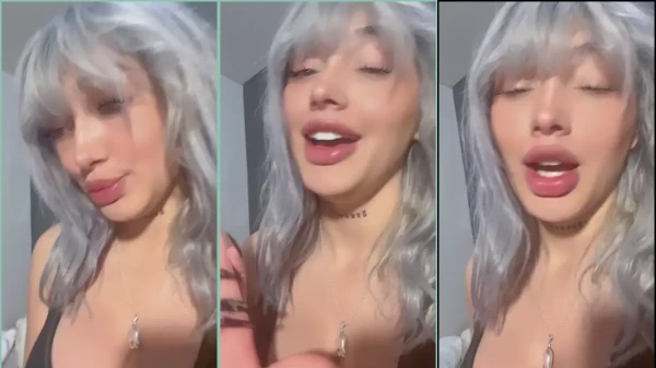Nia Orozco, uma gostosona cheia de taras, grava ela mesma mostrando seus peitão maravilhosos na câmera