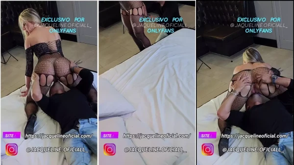 Vídeo da Jacqueline Darley fazendo safadeza na cama