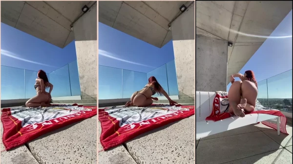 Antomiranda bronzeando com todo o charme e sensualidade