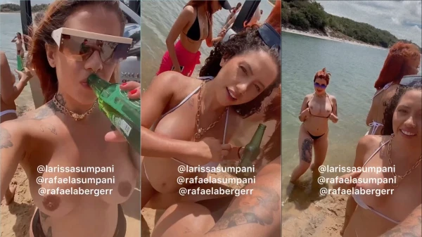 Larissa Sumpani deliciosa curtindo o sol sem roupas