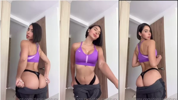 Morena divina, Daniela Antury, quase despida no espelho