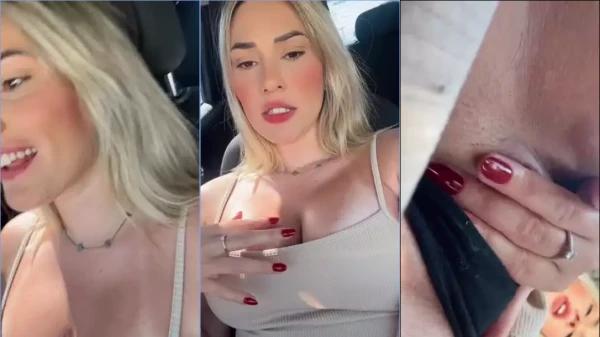 Vídeo da Dani Coelhinha se divertindo no carro