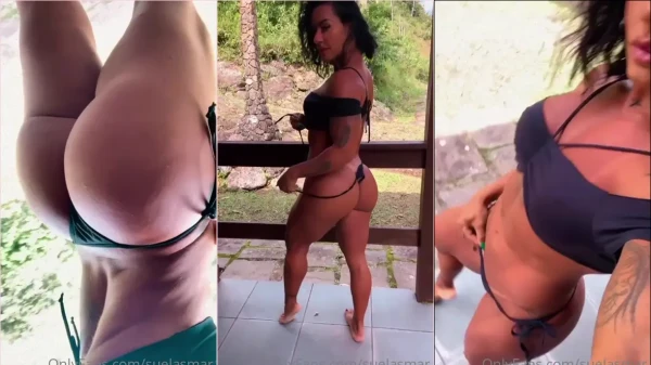 VĂdeo da Sue Lasmar mostrando sua calcinha em um momento de diversĂŁo