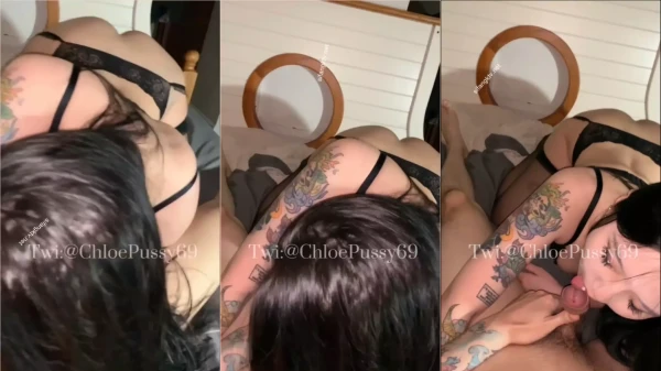 Vídeo picante da ChloePussy69 fazendo boquinha em um membro